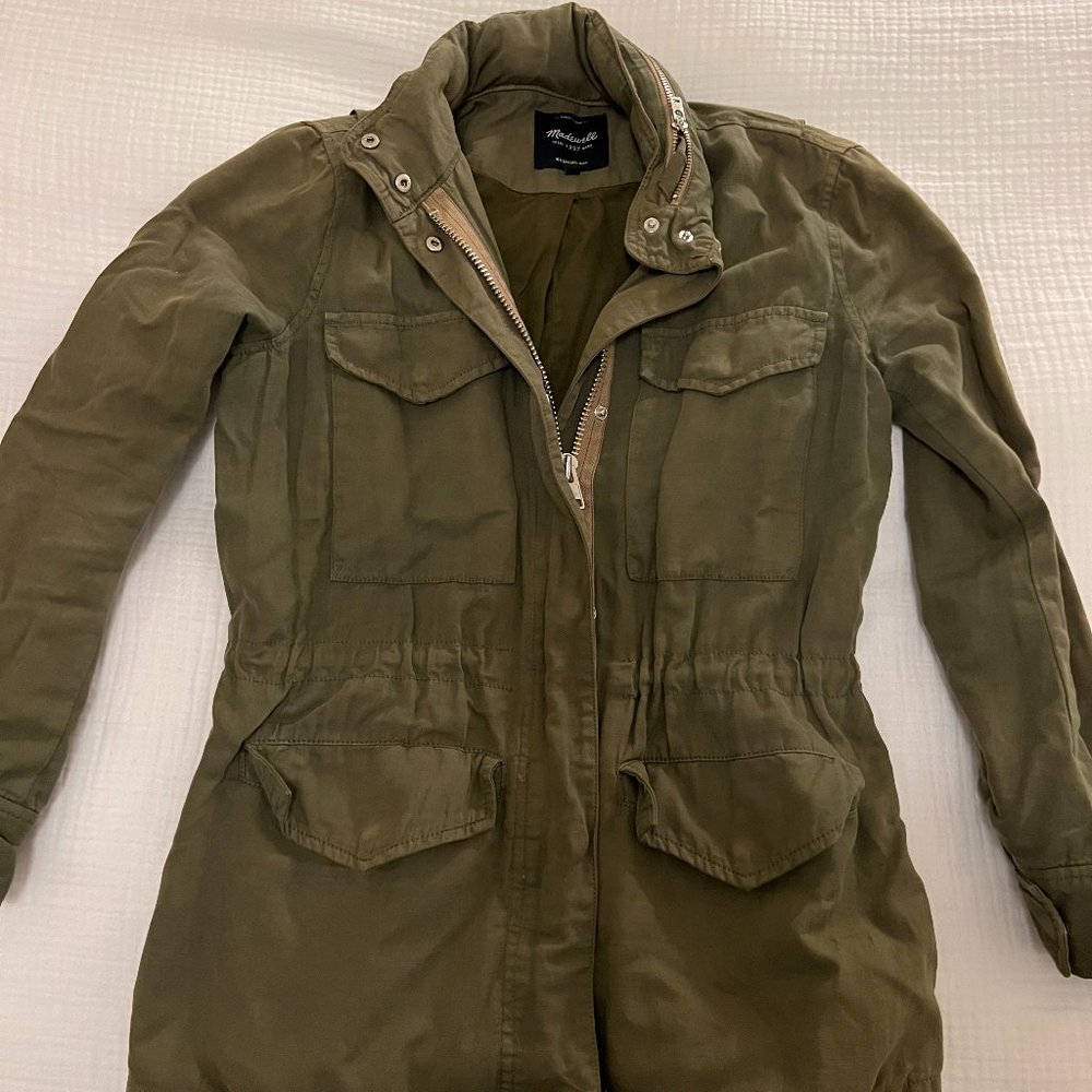 Madewell Green Military Jacket - XXS